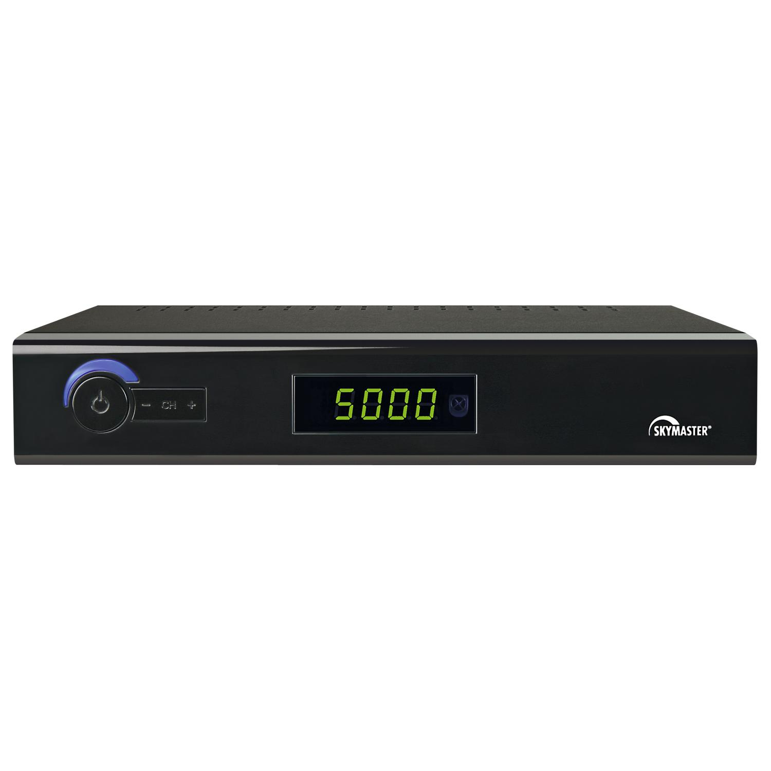 SM Skymaster DXH 300 HDTV schwarz / Web-Radio via LAN / USB-PVR DVB-S Receiver (Schwarz)