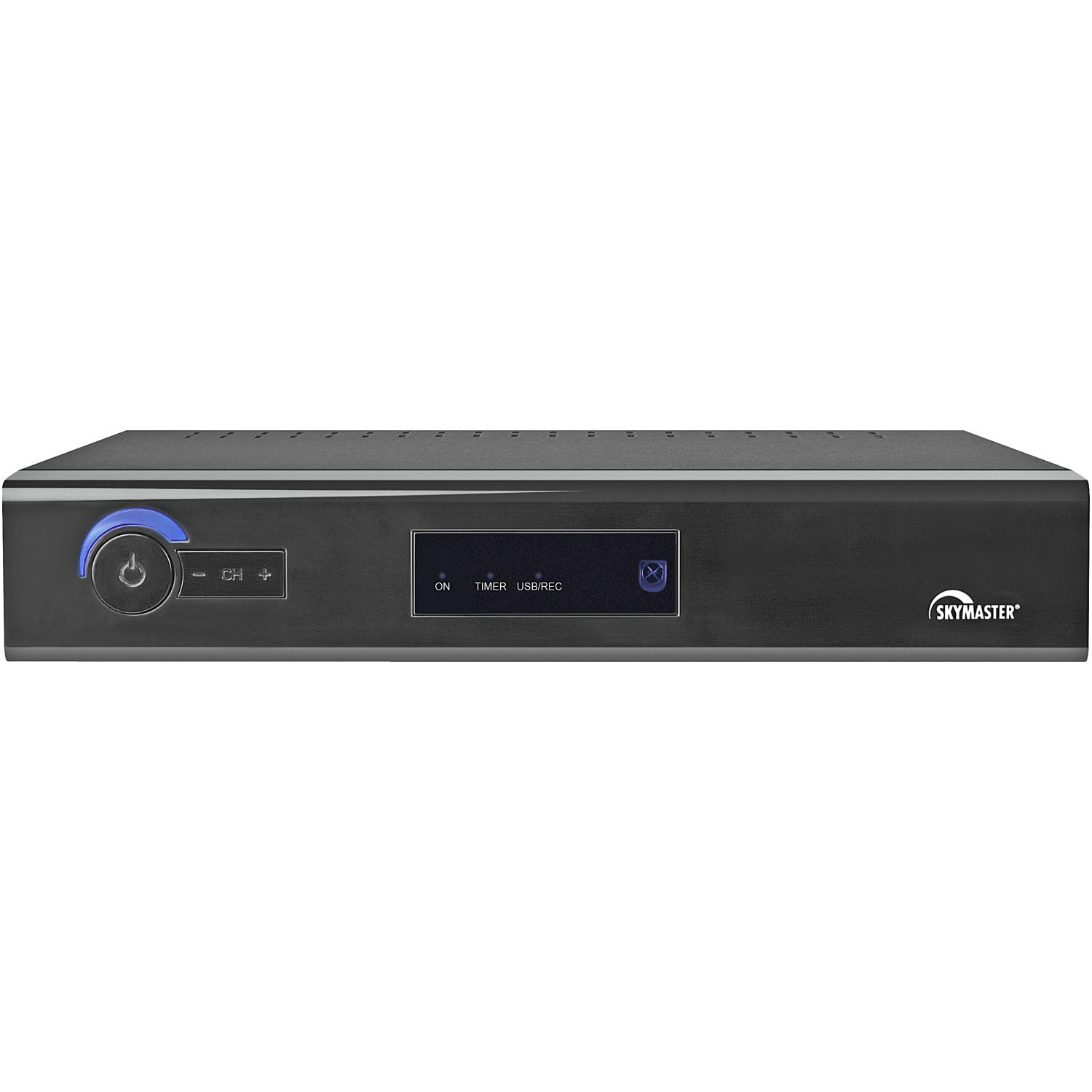 SM Skymaster DXH 300 HDTV schwarz / Web-Radio via LAN / USB-PVR DVB-S Receiver (Schwarz)