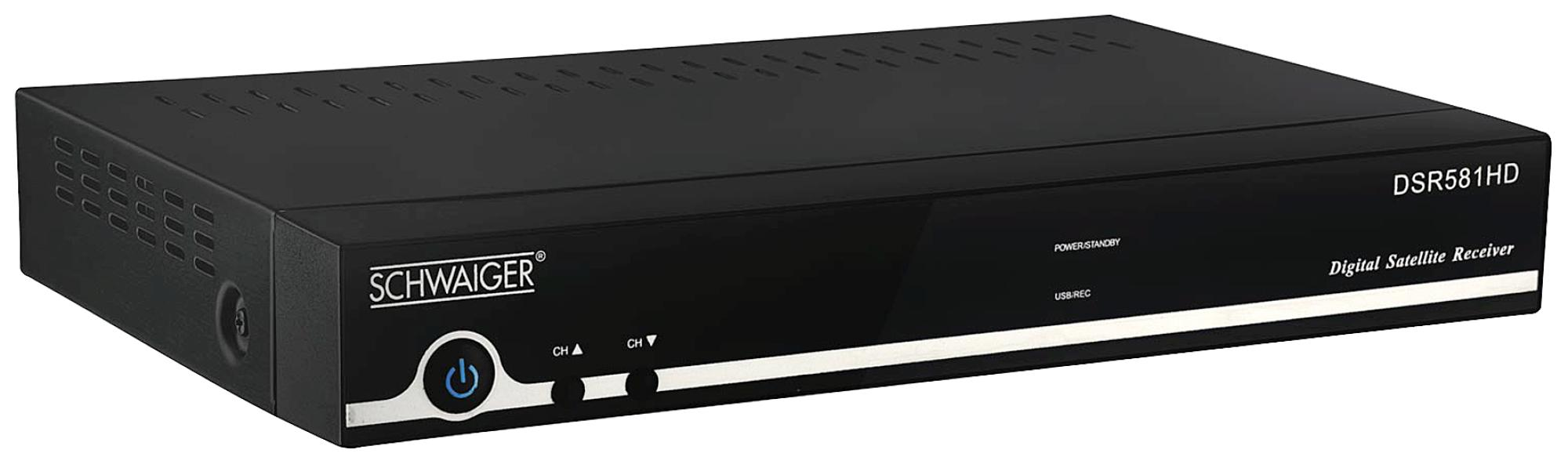 SCHWAIGER DSR 581 HD Sat-Receiver (HDTV, Schwarz)