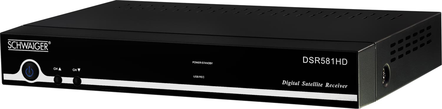 SCHWAIGER DSR 581 HD Sat-Receiver (HDTV, Schwarz)