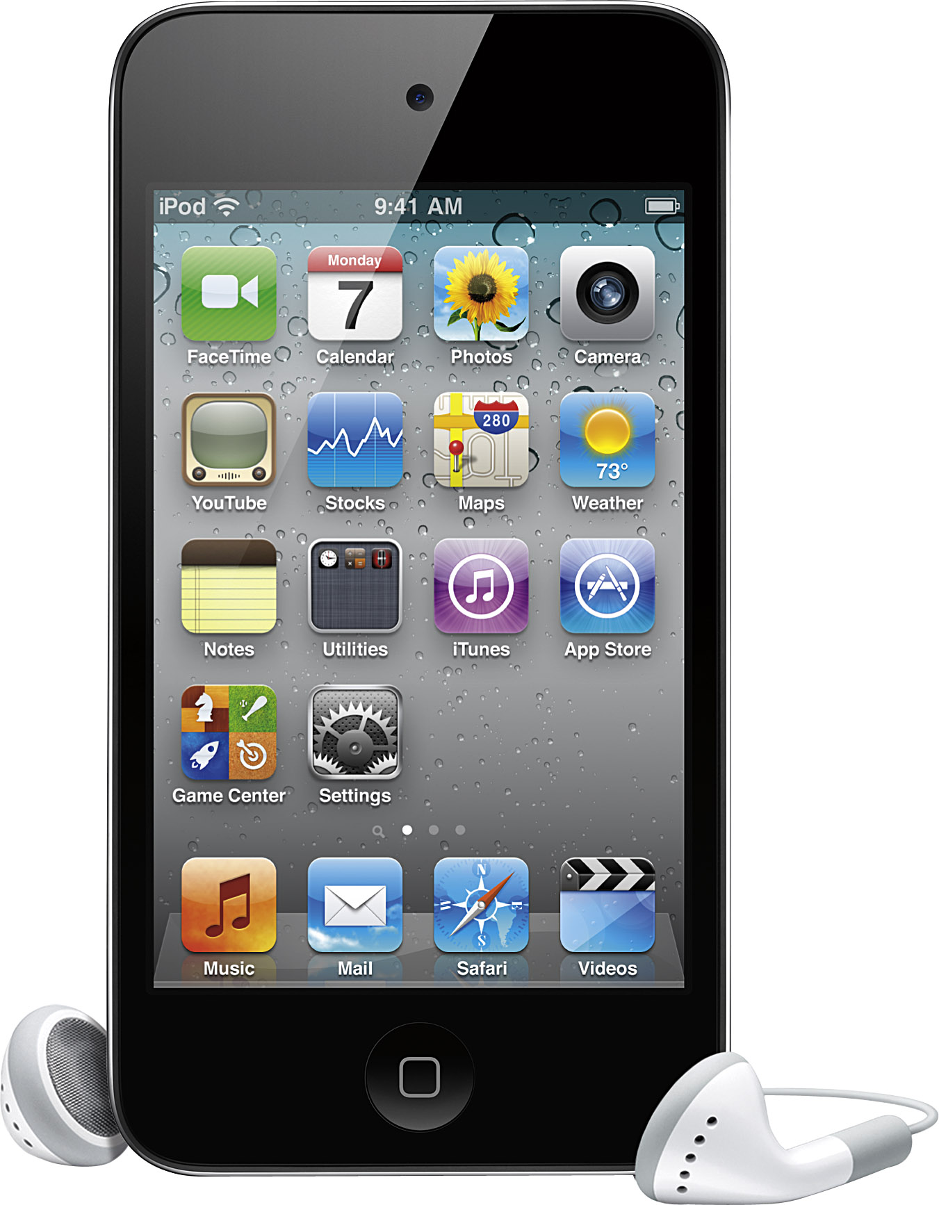APPLE iPod touch 16 GB Black MP4-Player 16 GB, Schwarz