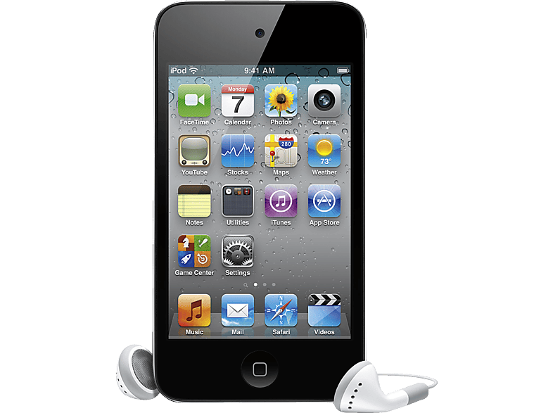 APPLE iPod touch 16 GB Black MP4-Player 16 GB, Schwarz