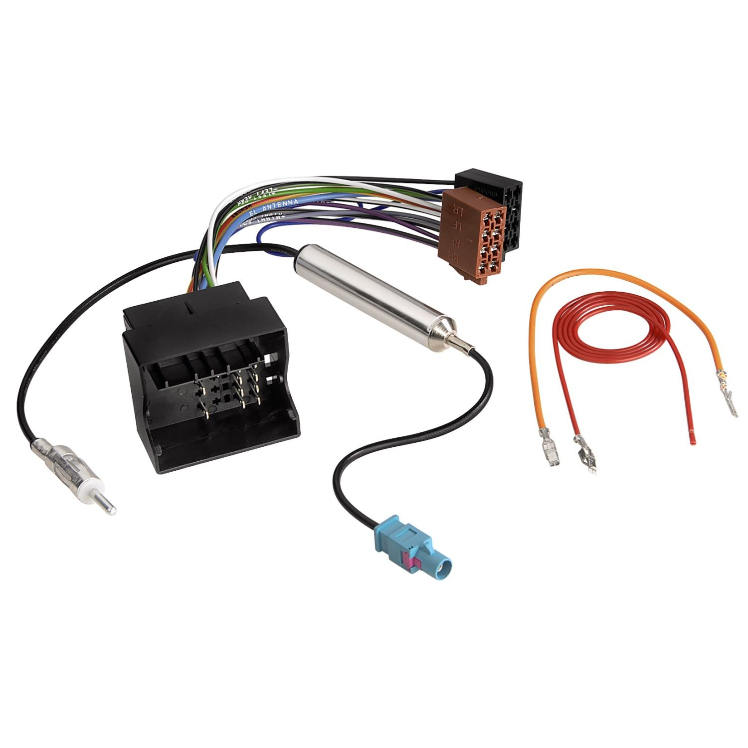 HAMA 080719 KFZ-AD.DIN AUDI,VW - DIN-Adapter (Mehrfarbig)