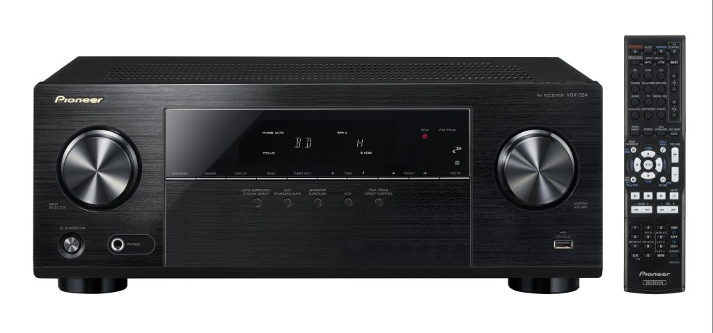 PIONEER HTP-073 5.1 Heimkino-System (Mehrkanal Receiver, 5.1 Satelliten-Lautsprechersystem, Schwarz)