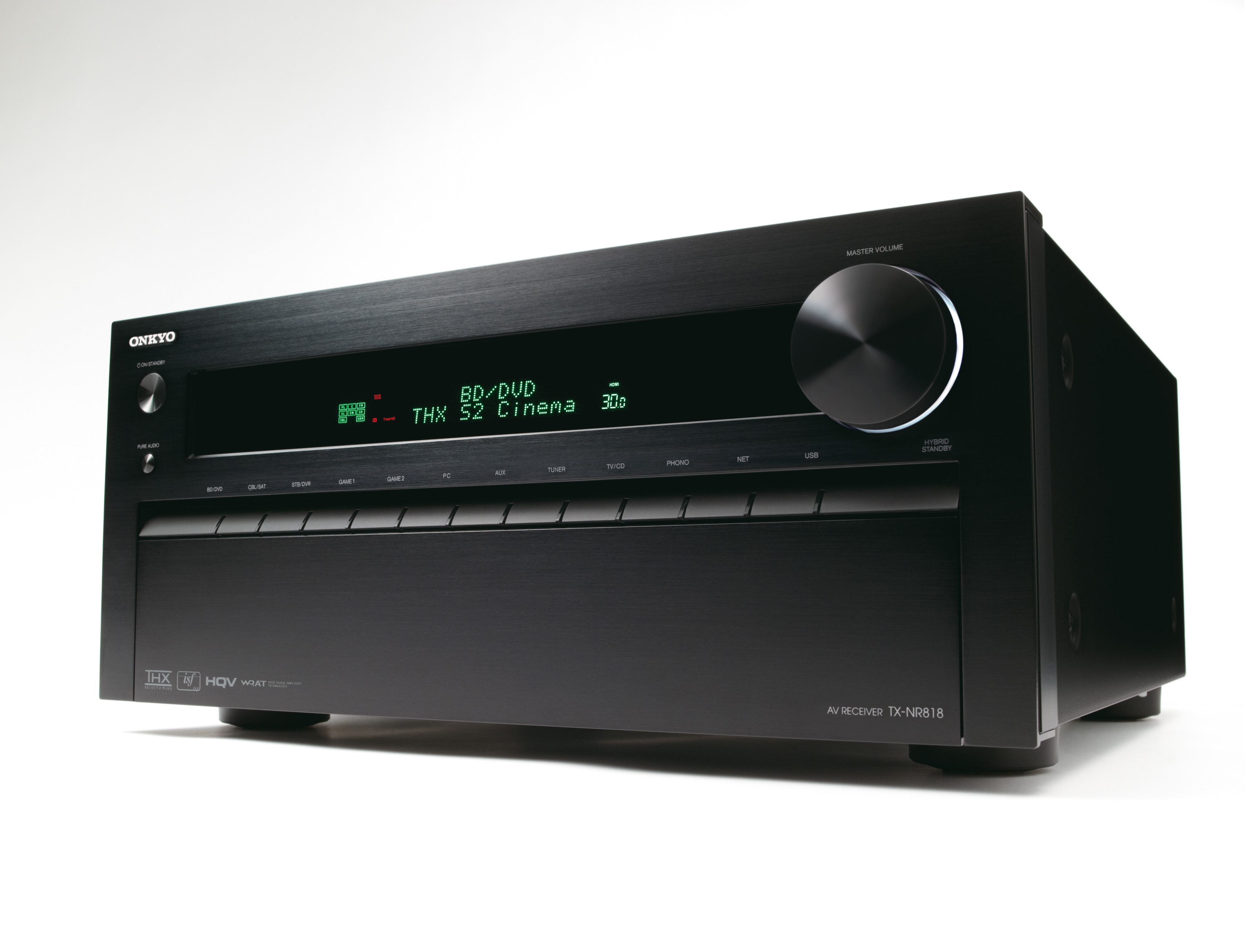 ONKYO TX-NR818 AV-Receiver (7.2 Kanäle, Schwarz)