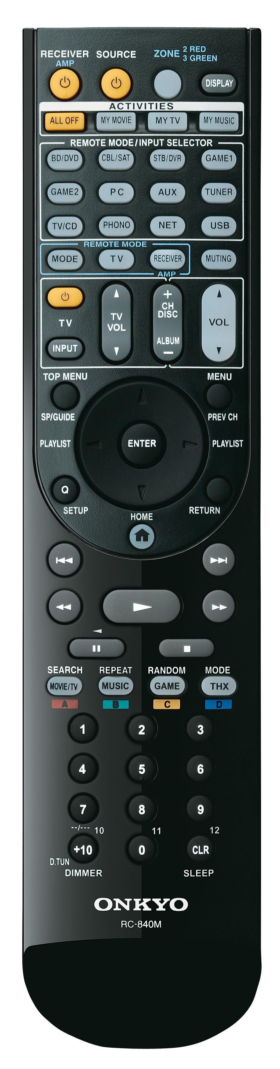ONKYO TX-NR818 AV-Receiver (7.2 Kanäle, Schwarz)