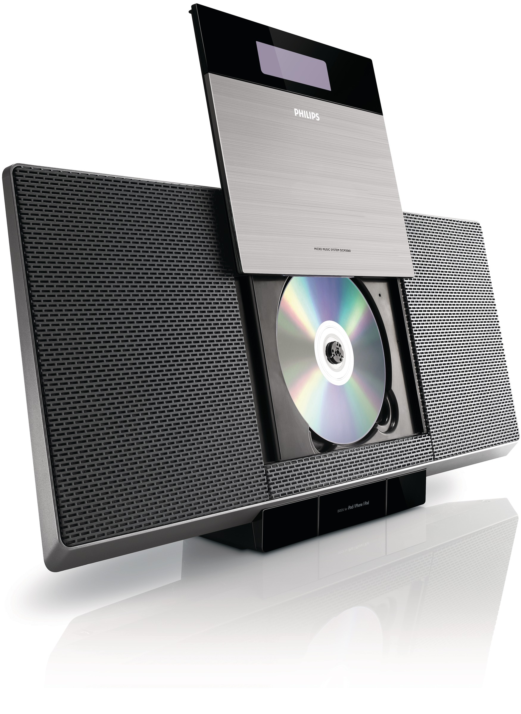 PHILIPS DCM3060 Micro-Musiksystem - Dock für iPod/iPhone/iPad (iPod Steuerung=iPod Docking-Anschluss)