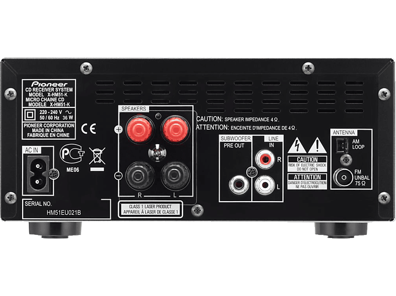 PIONEER X-HM51-S Micro HiFi System (iPod Steuerung, Silber) | SATURN