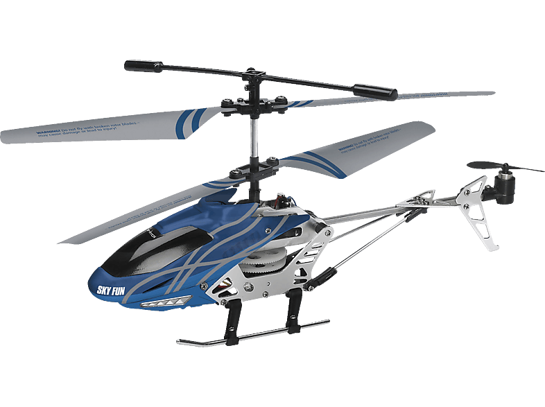 REVELL RC Helicopter Sky Fun RTF/3CH/2,4 GHz R/C Spielzeughelicopter, Blau
