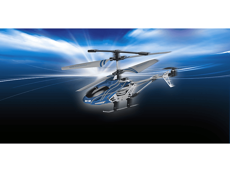 Revell RC Helicopter Sky Fun RTF/3CH/2,4 GHz R/C Spielzeughelikopter, Blau — Foto 3 von 4