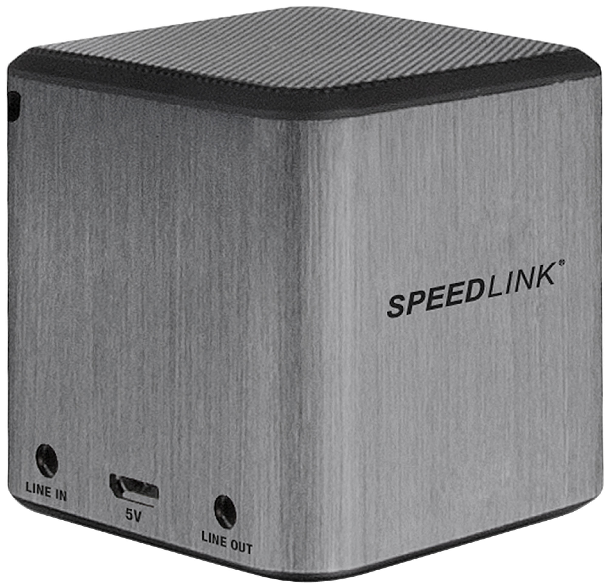SPEEDLINK XILU PORTABLE SPEAKER grau SL 8900 GY-01 Dockingstation, Grau