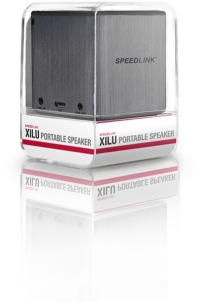 SPEEDLINK XILU PORTABLE SPEAKER grau SL 8900 GY-01 Dockingstation, Grau