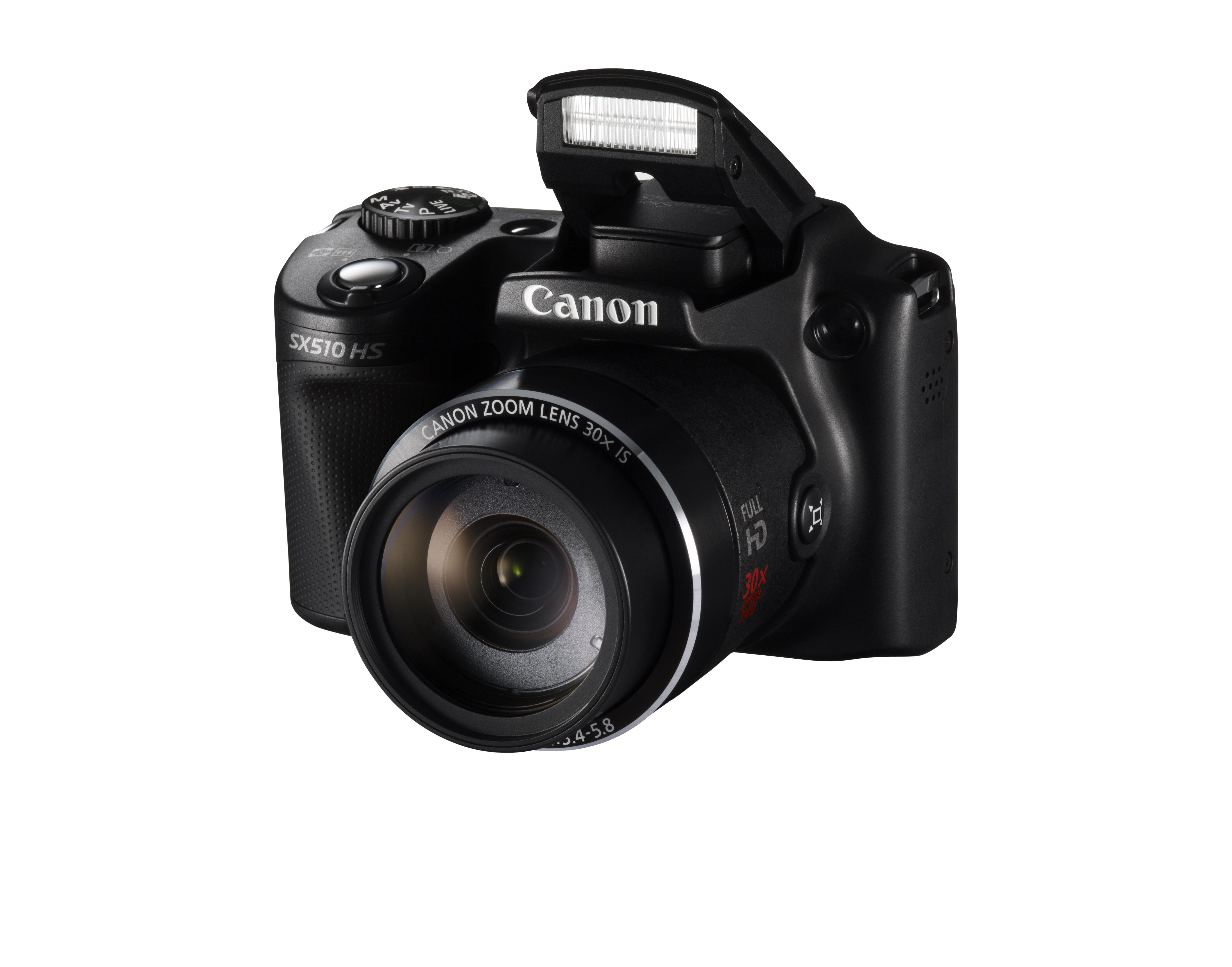 CANON Powershot SX 510 HS Bridgekamera Schwarz, 30x opt. Zoom, TFT