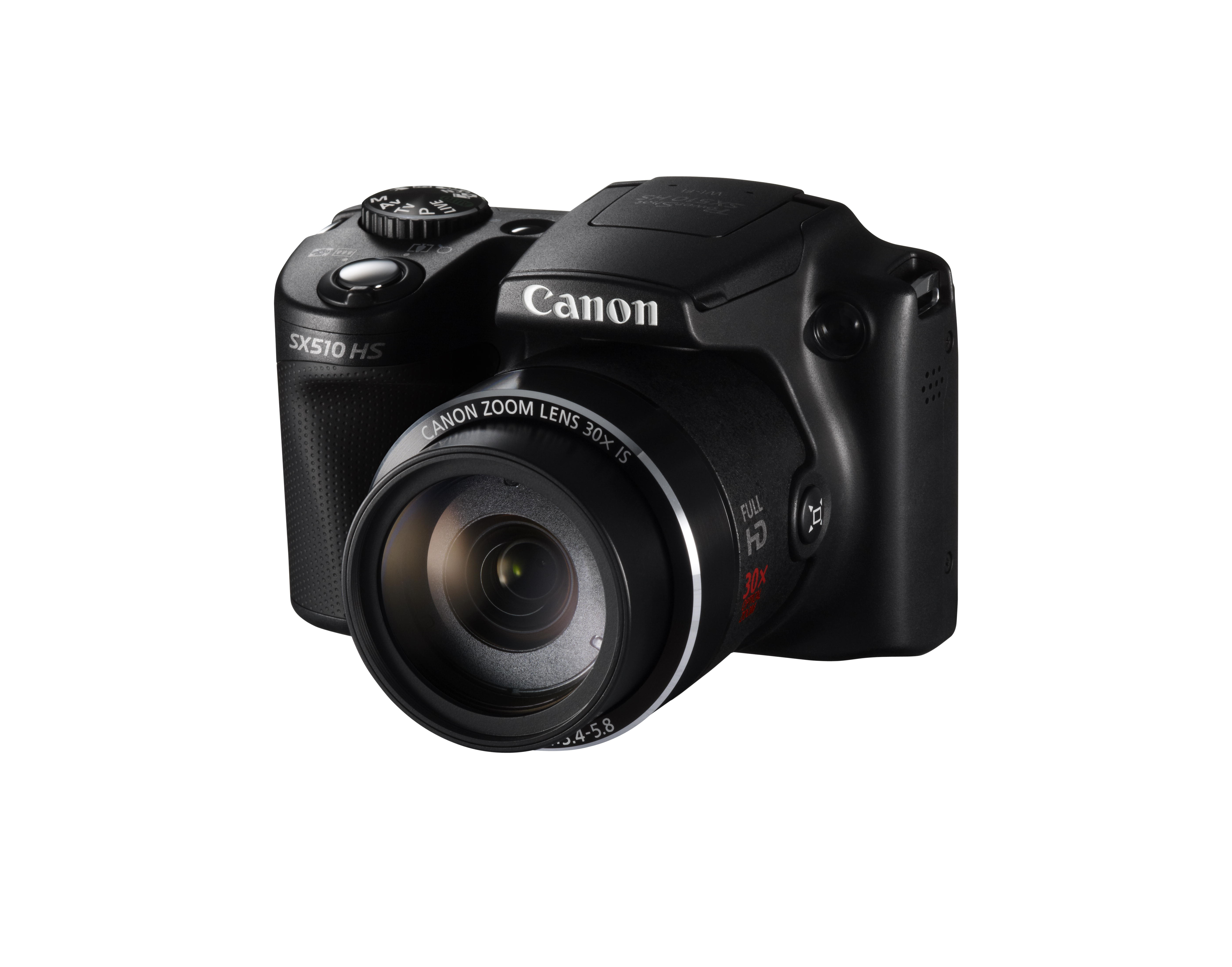 CANON Powershot SX 510 HS Bridgekamera Schwarz, 30x opt. Zoom, TFT
