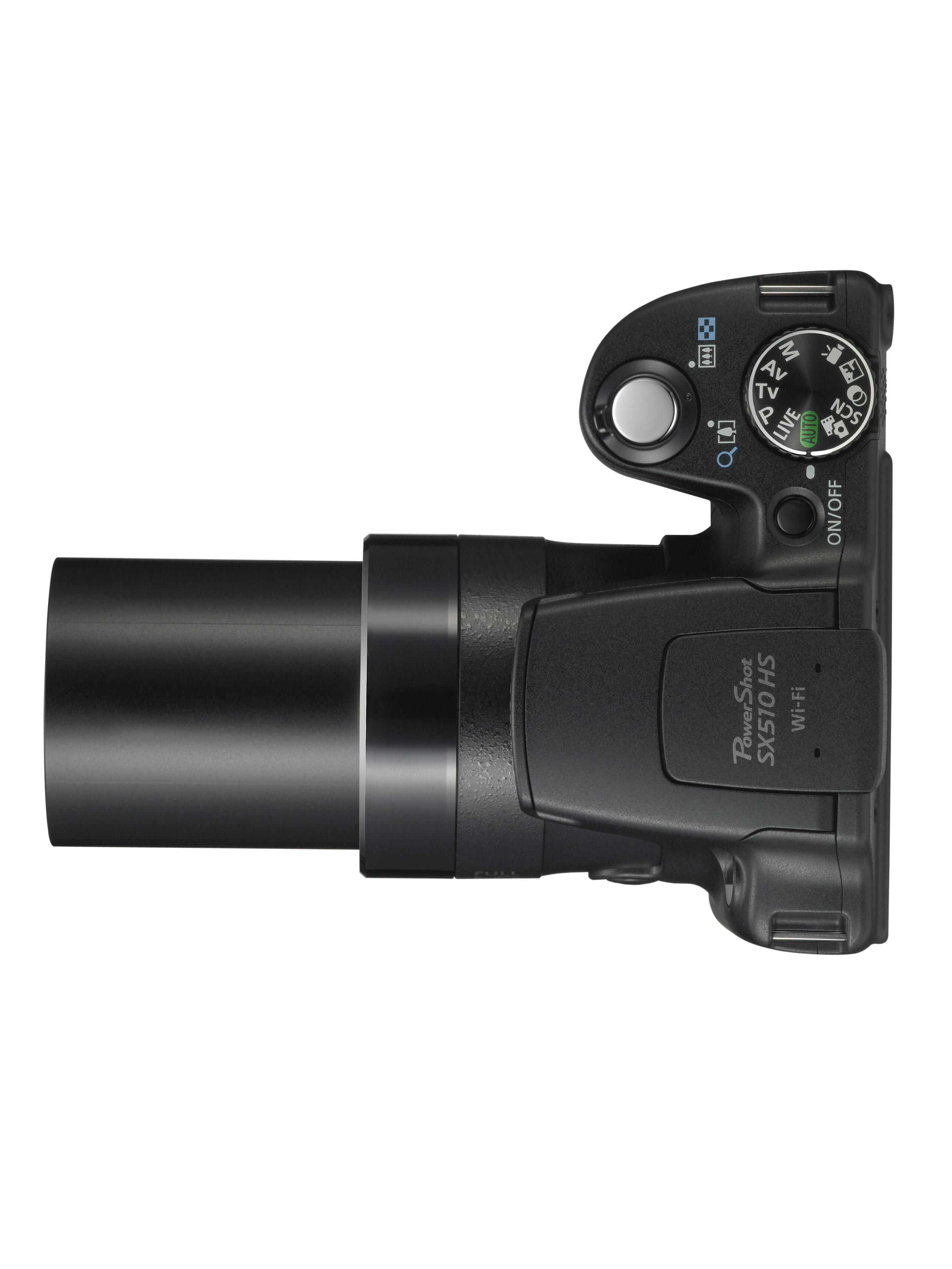 CANON Powershot SX 510 HS Bridgekamera Schwarz, 30x opt. Zoom, TFT