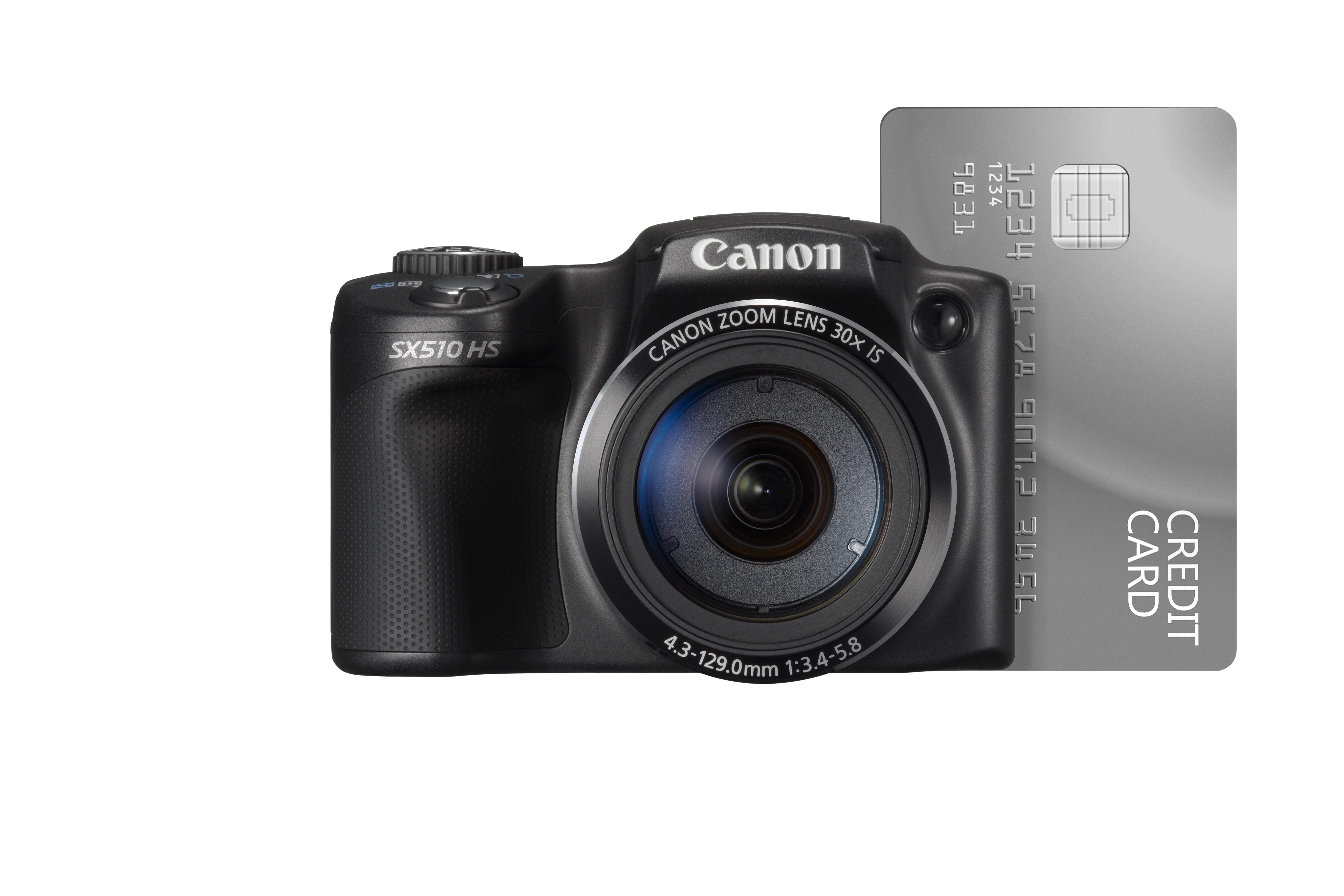CANON Powershot SX 510 HS Bridgekamera Schwarz, 30x opt. Zoom, TFT