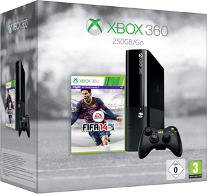 MICROSOFT Xbox 360 250GB Konsole inkl. FIFA 14