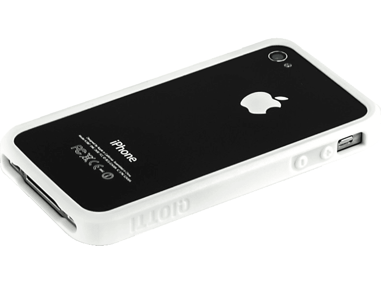 QIOTTI Bumper für Apple weiß Weiß Q1003102, iPhone4/4S