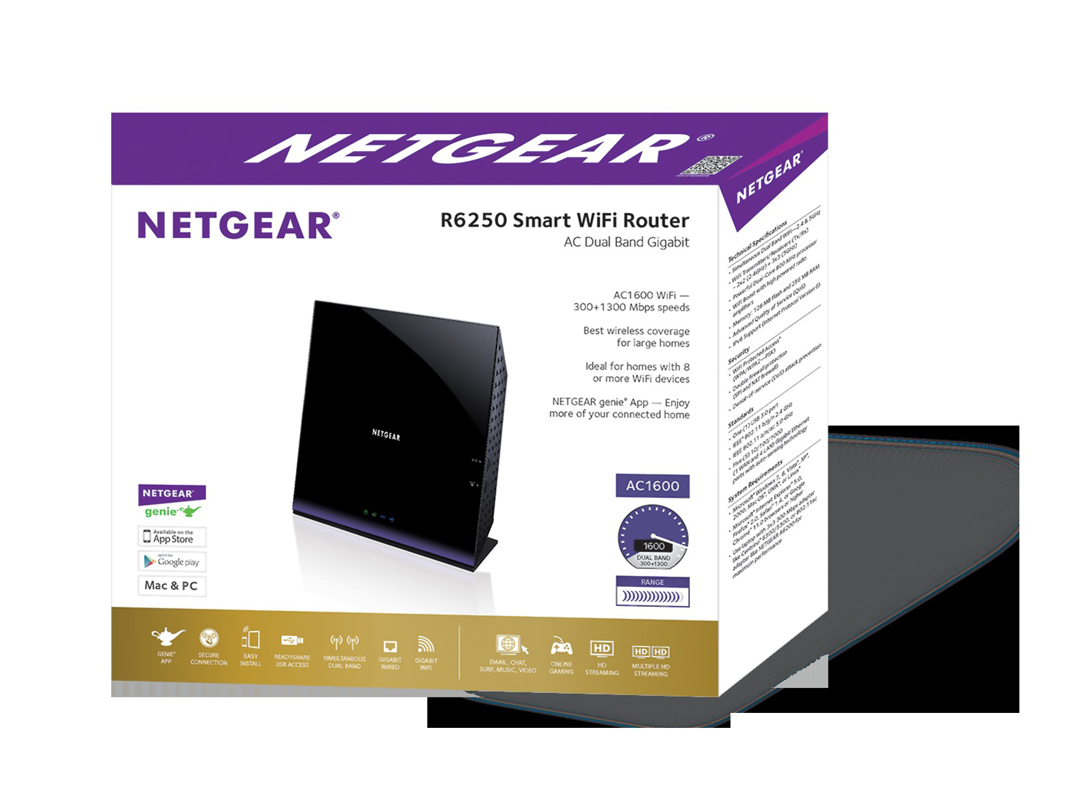 NETGEAR SMART WIFI ROUTER R 6250-100GRS | MediaMarkt