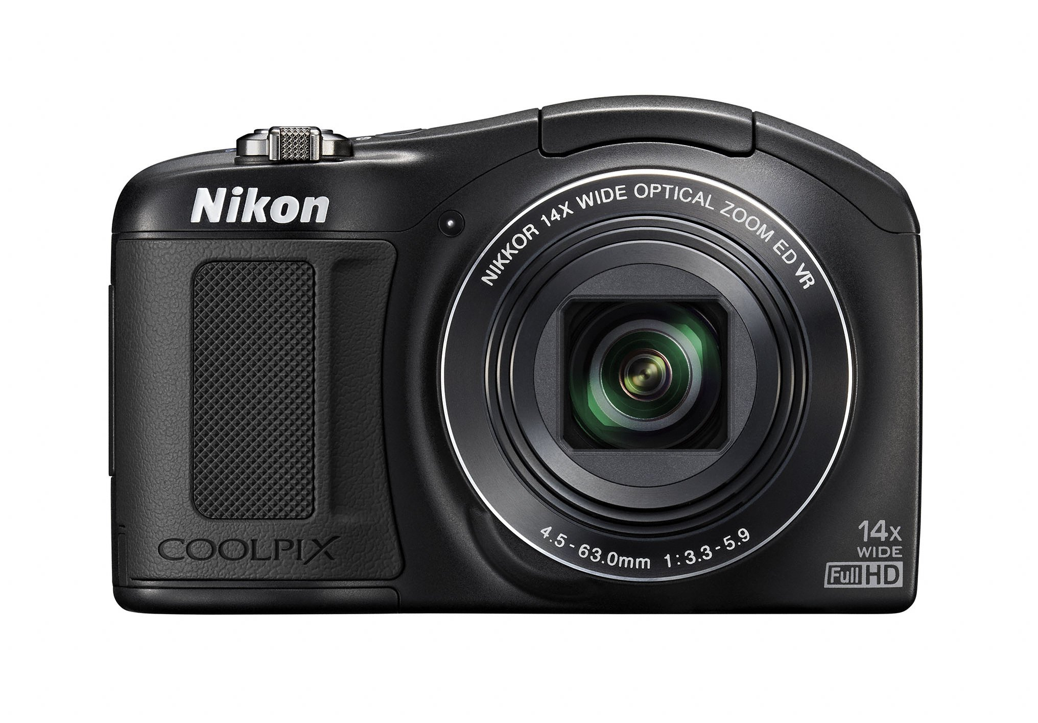 NIKON Coolpix L 620 schwarz Kompaktkamera Schwarz, 14x opt. Zoom, TFT-LCD