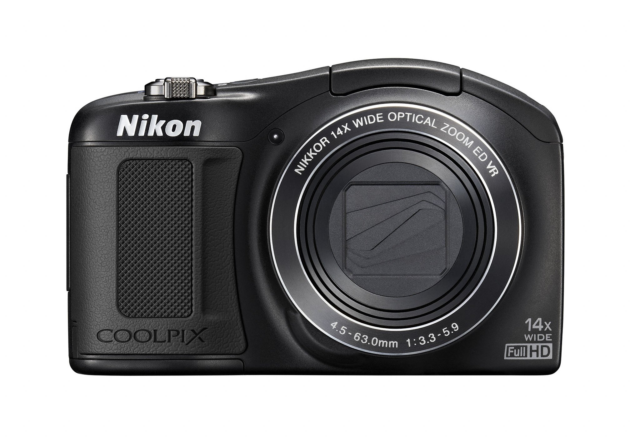 NIKON Coolpix L 620 schwarz Kompaktkamera Schwarz, 14x opt. Zoom, TFT-LCD