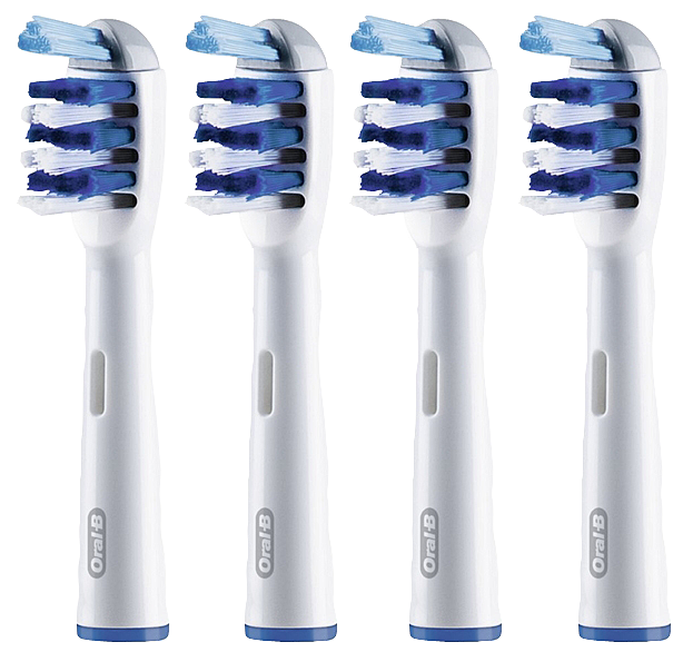 ORAL-B EB Trizone 4er weiss Aufsteckbürsten