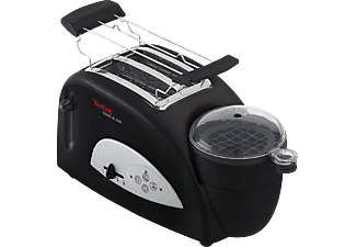 TEFAL Toaster TT 5500 TOAST & EGG SCHWARZ/SILBER