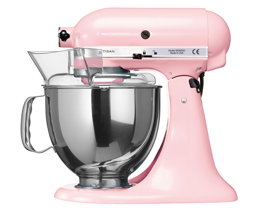 KITCHENAID 5KSM150PSEPK Artisan Küchenmaschine Pink (Rührschüsselkapazität: 4,83 l, 300 Watt)