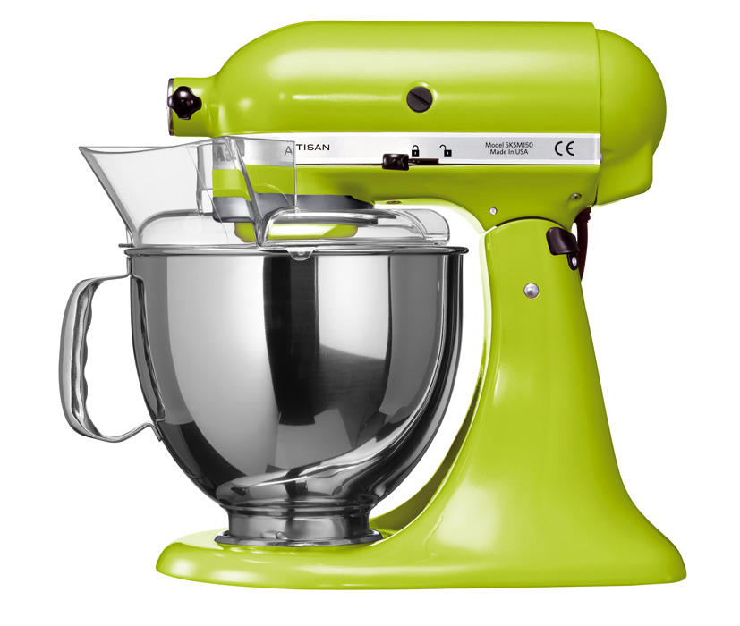 KITCHENAID 5KSM150PSEGA Artisan Küchenmaschine Grün (Rührschüsselkapazität: 4,83 l, 300 Watt)
