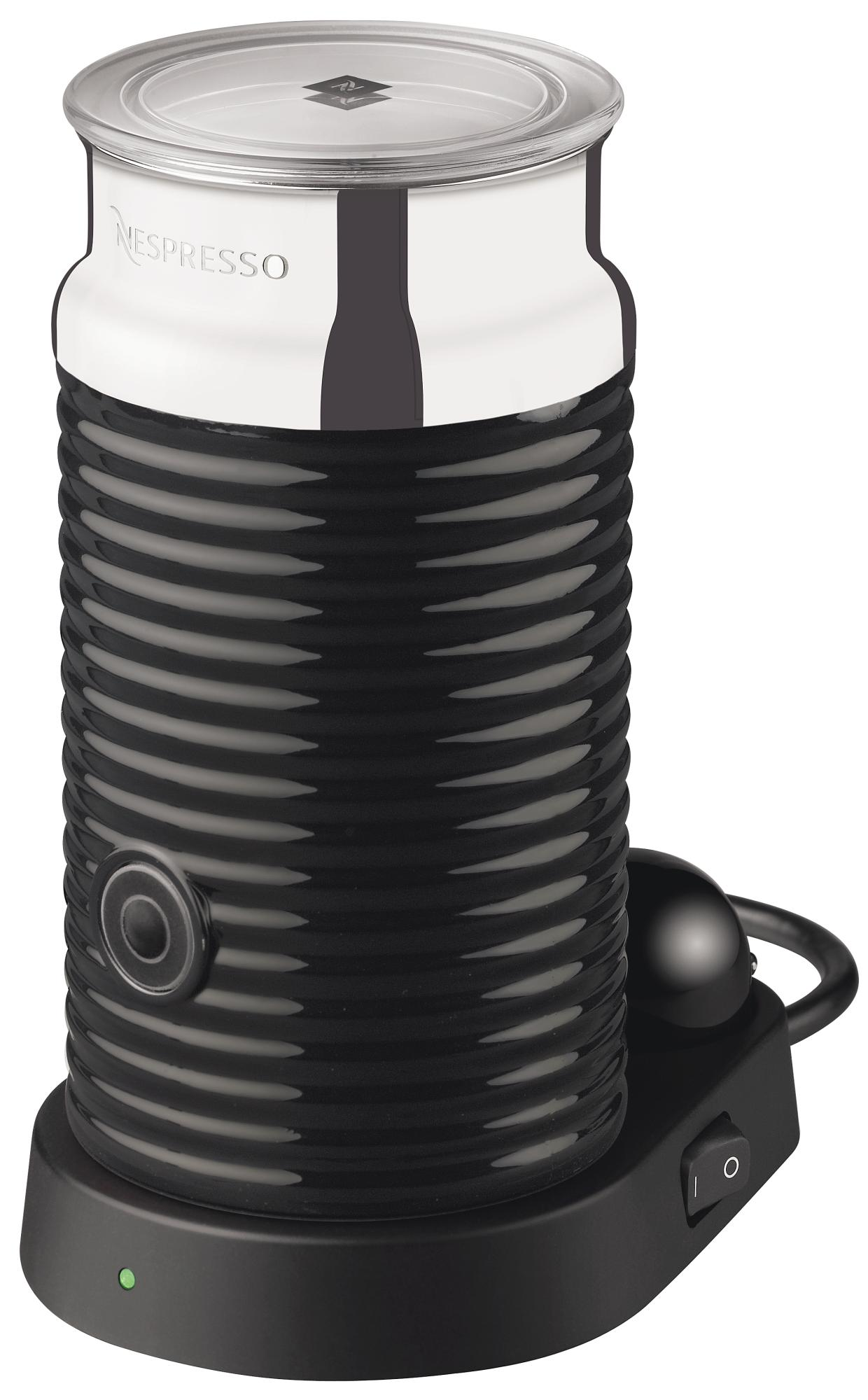 NESPRESSO AEROCCINO 3 Milchaufschäumer, Schwarz/Silber, 505 Watt, 240 ml