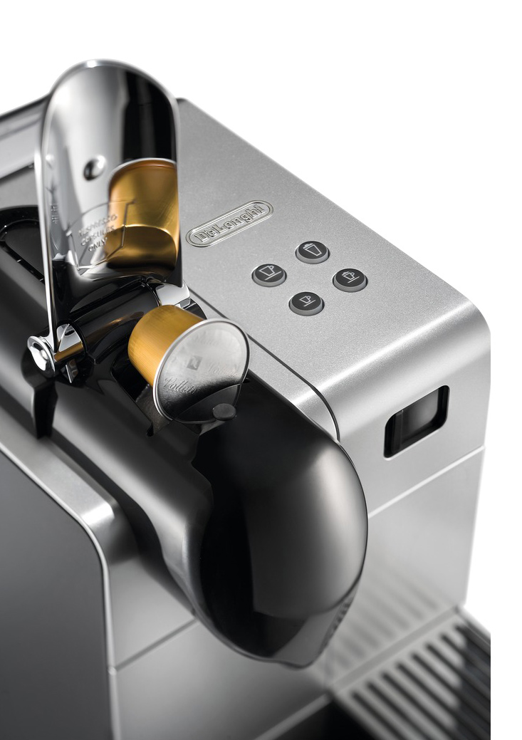 DELONGHI EN520S Nespresso Lattissima Kapselmaschine Ice Silver