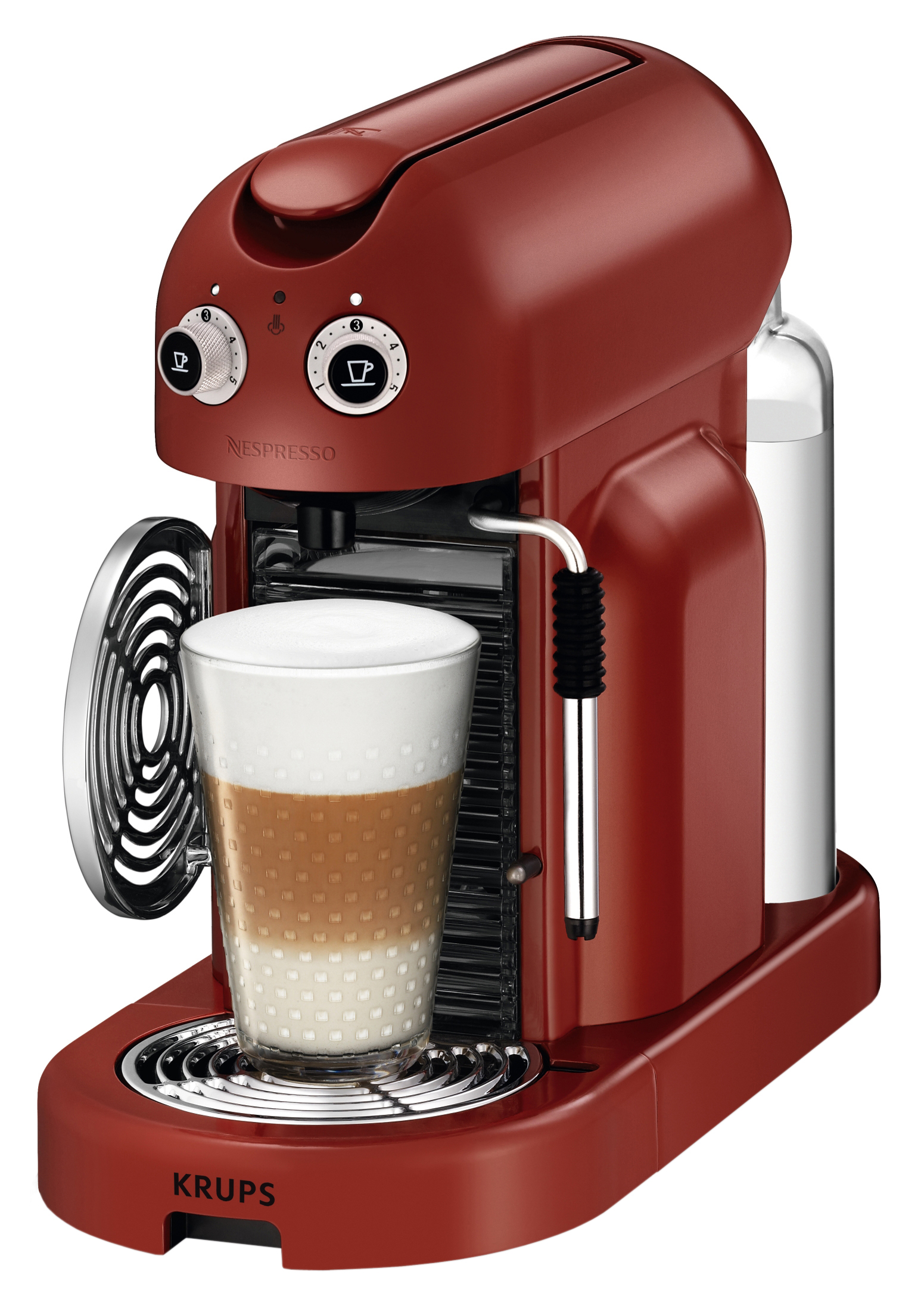 KRUPS XN 8006 Nespresso Maestria Kapselmaschine Rot