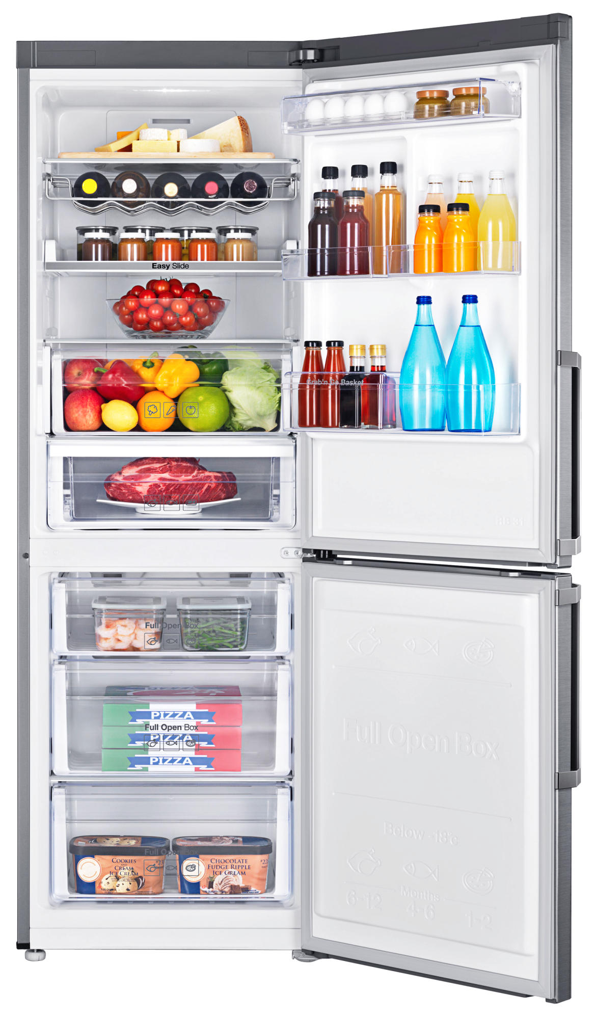 SAMSUNG RB29FEJNBSA/EF (Spektrum: A+++ - D) A+++ Kühlgefrierkombination, 1780 mm hoch, Edelstahl)