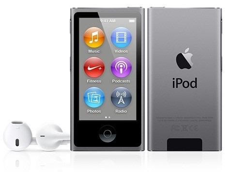 APPLE iPod MP4 Player 16 GB, Nano Grau