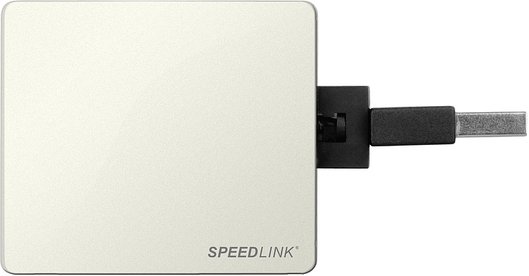 SPEEDLINK Snappy USB Hub 4 Port weiß, USB Hub, Weiß