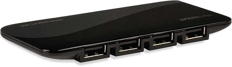 SBK 7417 NOBILE, USB-Hub, SL Schwarz SPEEDLINK