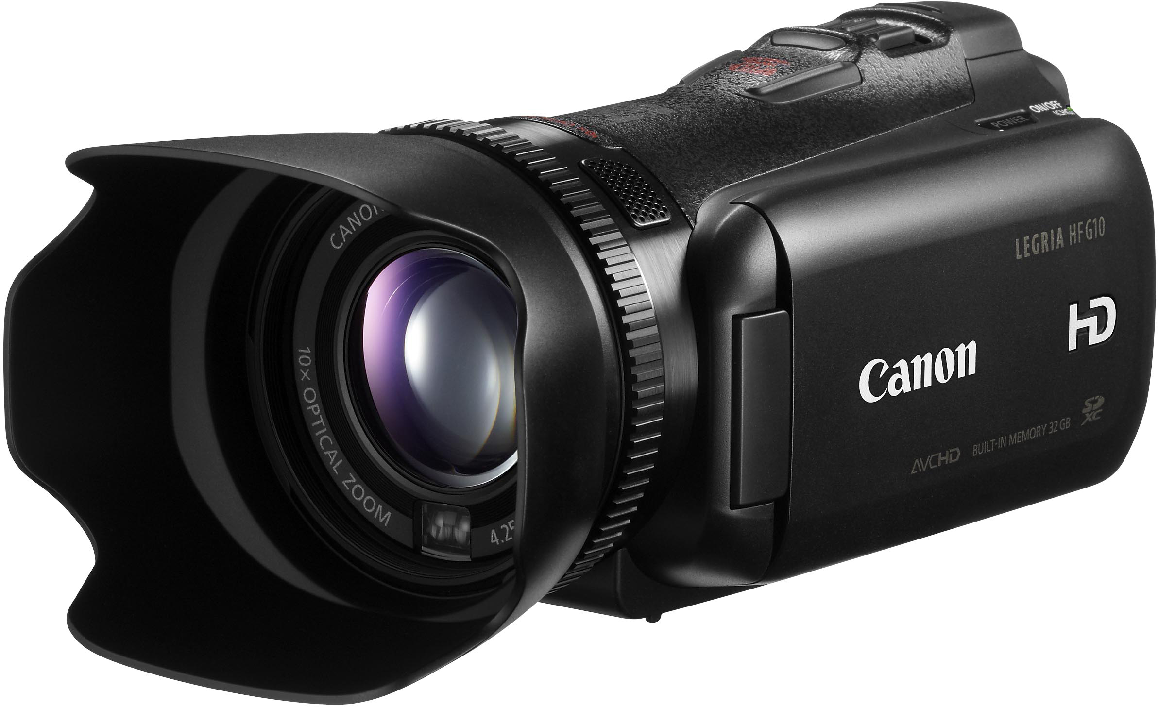 CANON LEGRIA HF G10 Camcorder , HD CMOS Pro Sensor 2,37 Megapixel, 10xopt. Zoom