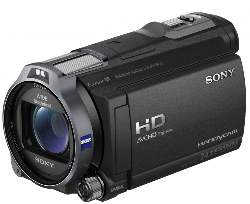 SONY HDR-CX730E schwarz Camcorder , CMOS 6,14 Megapixel, 10xopt. Zoom