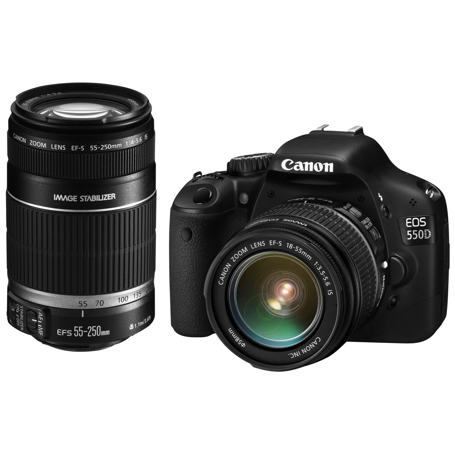 CANON EOS 550 D + 18-55 IS + 55-250 IS