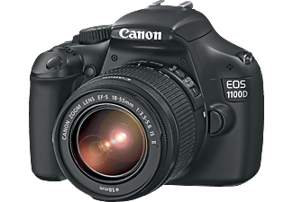 CANON EOS 1100D Digitale Spiegelreflexkamera, , , 18 - 55 mm Objektiv (IS II), Schwarz