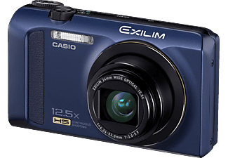 CASIO EX-ZR 200 Kompaktkamera Blau, , 12.5x opt. Zoom, TFT Farbdisplay (Super Clear LCD)