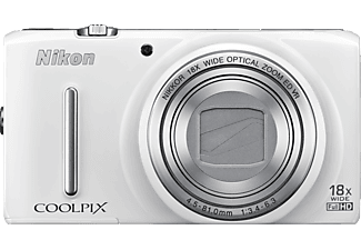NIKON COOLPIX S 9400 Kompaktkamera Weiß, , 18x opt. Zoom, OLED