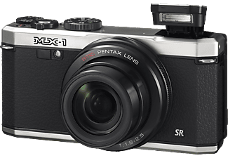 PENTAX MX 1 Kompaktkamera Schwarz, , 4x opt. Zoom, LCD-Farbmonitor mit Acrylschutz vor mechanischer Beschädigung und AR-Vergütung