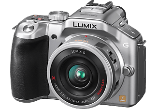 PANASONIC Lumix DMC-G 5 Kompaktkamera 16.05 Megapixel mit Objektiv 14 - 42 mm F 3,5 - 5,6, 7,62 cm Display