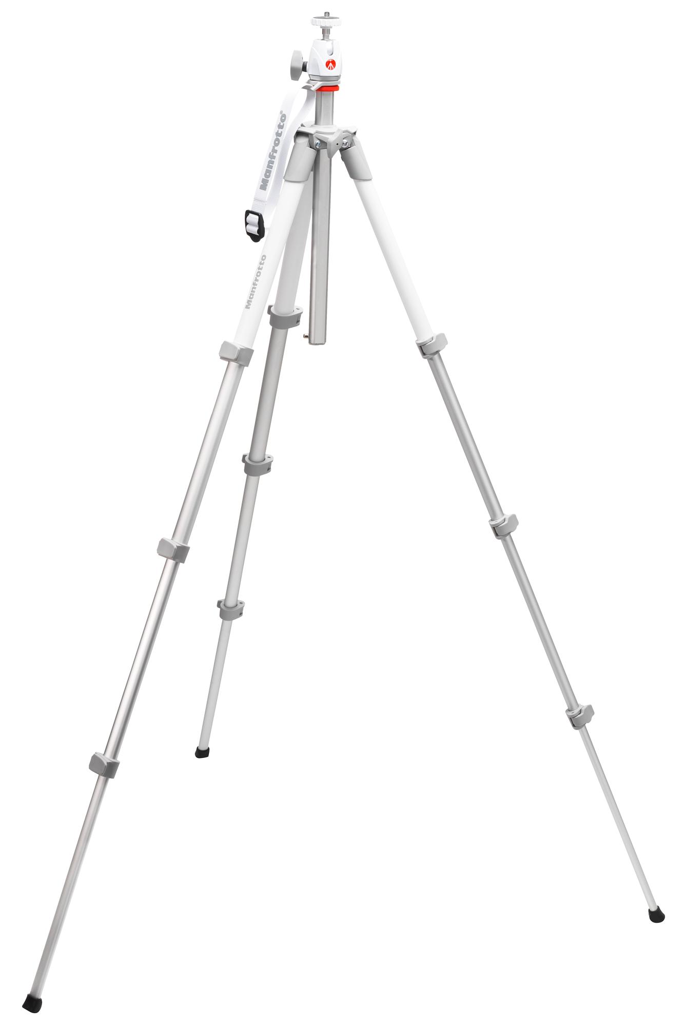 MANFROTTO MKC3-PF Drei-Bein Stativ, Weiß
