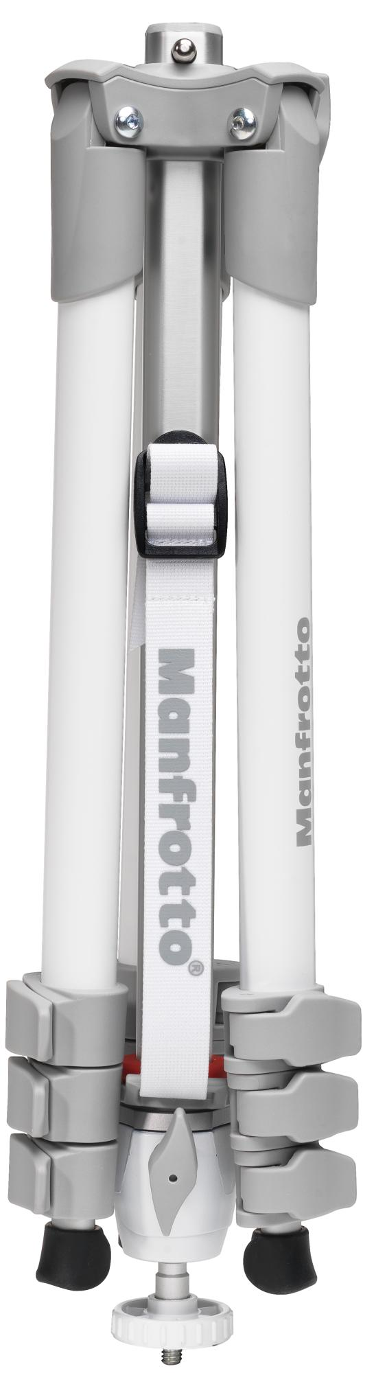 MANFROTTO MKC3-PF Drei-Bein Stativ, Weiß