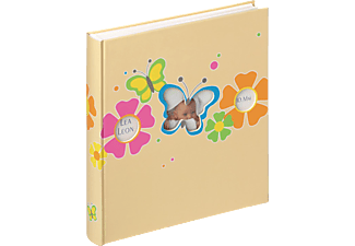 WALTHER UK-112 Butterfly Babyalbum, 60 Seiten, Kunstdruckeinband, Gelb