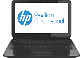 HP Pavilion 14-c070sg Chromebook 847/4GB/16GB SSD, Chromebook mit 14 Zoll Display, Intel® Celeron® Prozessor, 4 GB RAM, 16 GB SSD, Intel HD Graphics, Schwarz