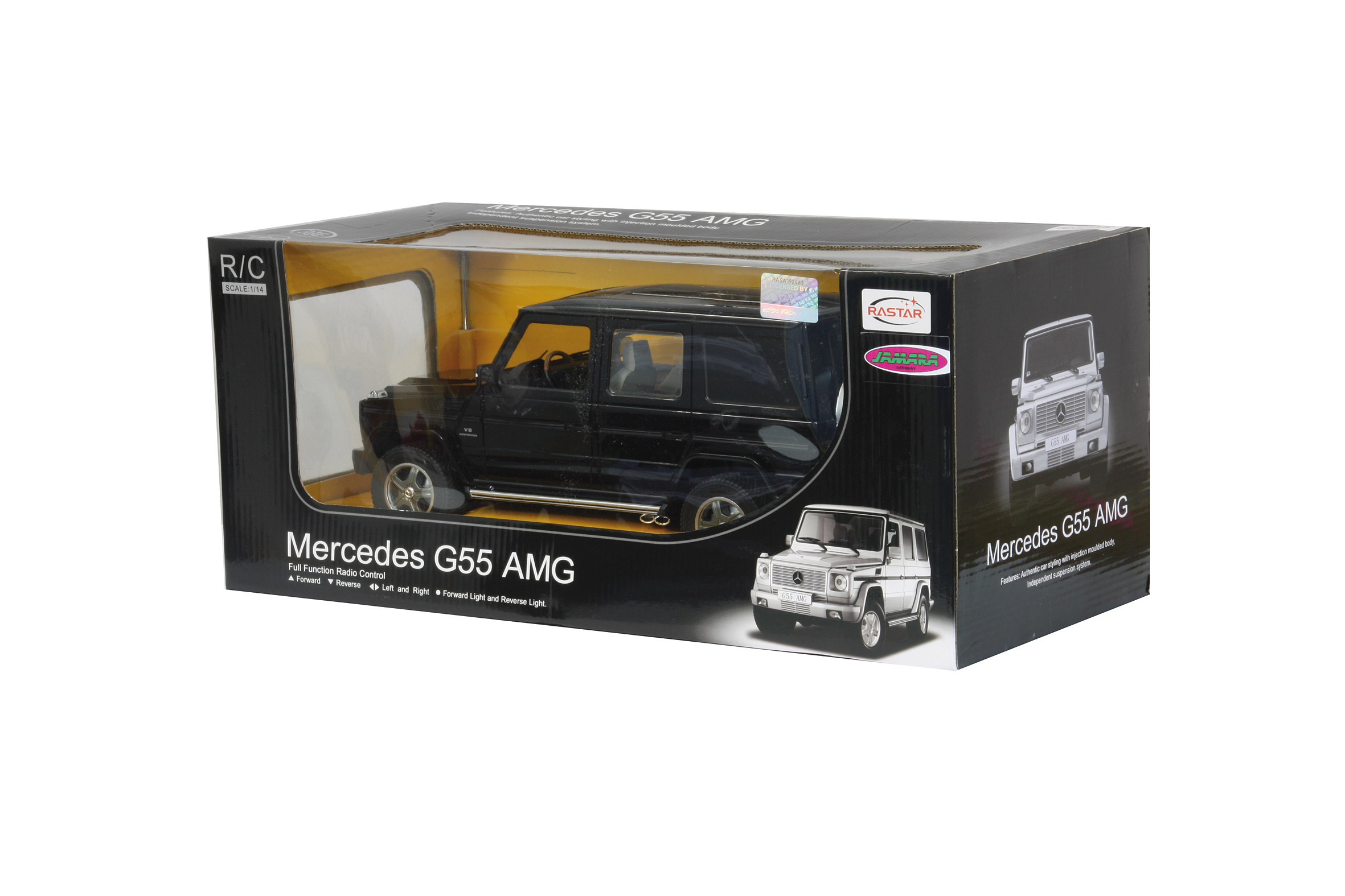 JAMARA Mercedes G55 AMG 1:14 40 MHz RC Auto, Schwarz