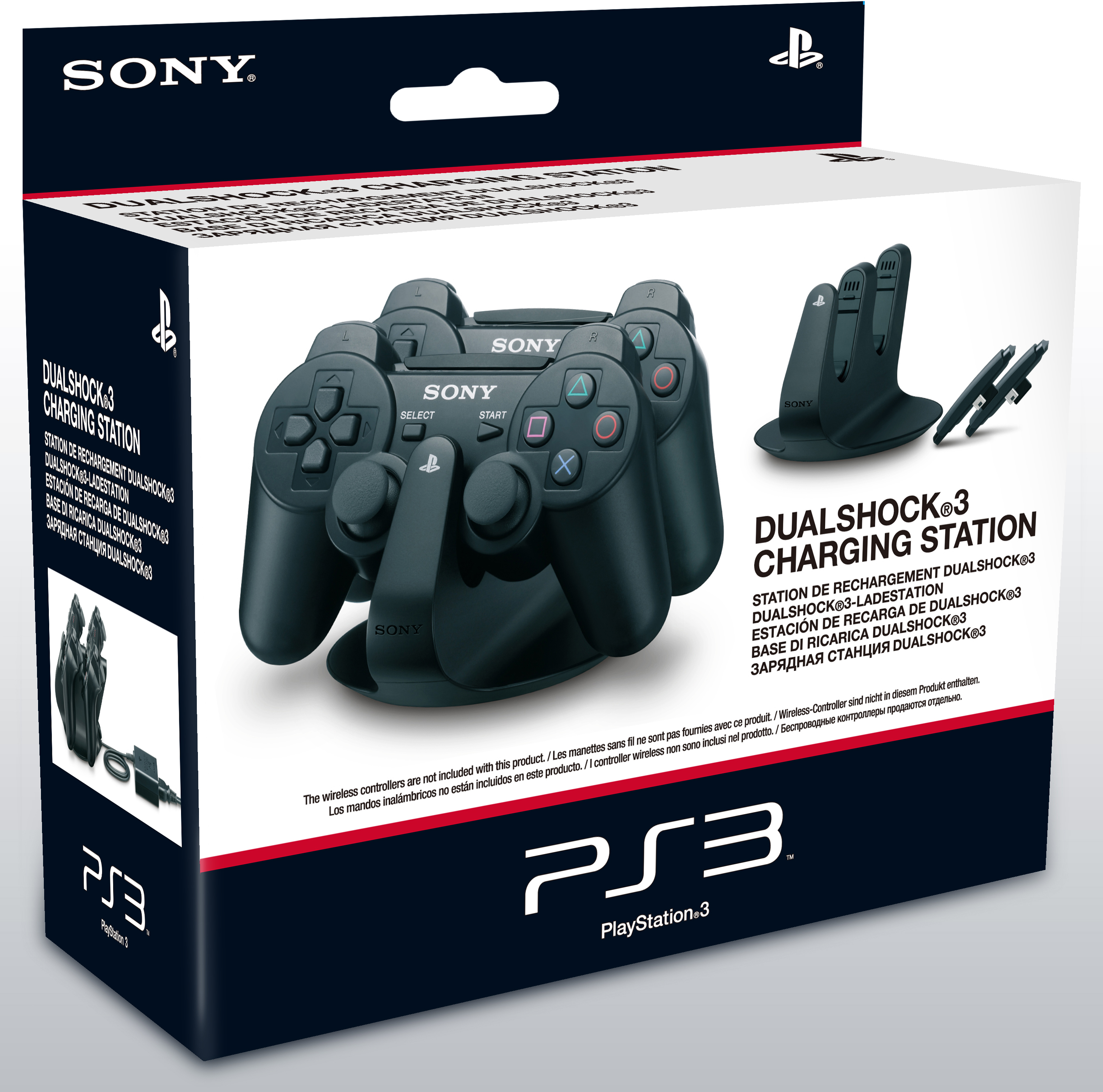 SONY DualShock 3 Ladestation, Ladestation, Schwarz